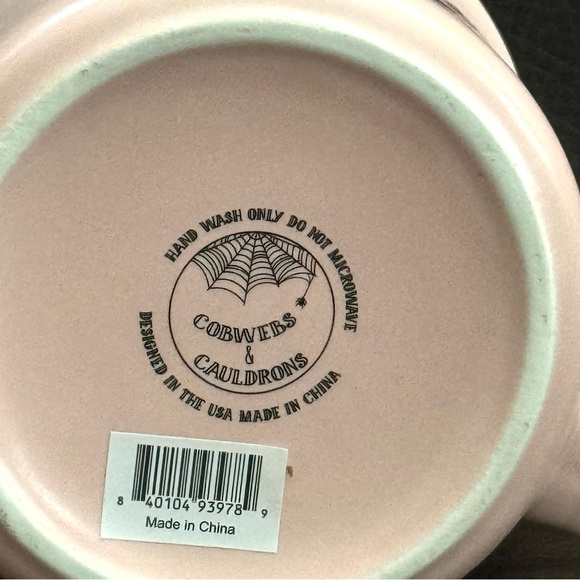 Let’s Go Ghouls Floral Ghost Mug with Pumpkins - Cobwebs and Cauldrons - Picture 10 of 10